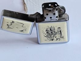 Zippo original vintage, phare et voilier, à saisir! (50)