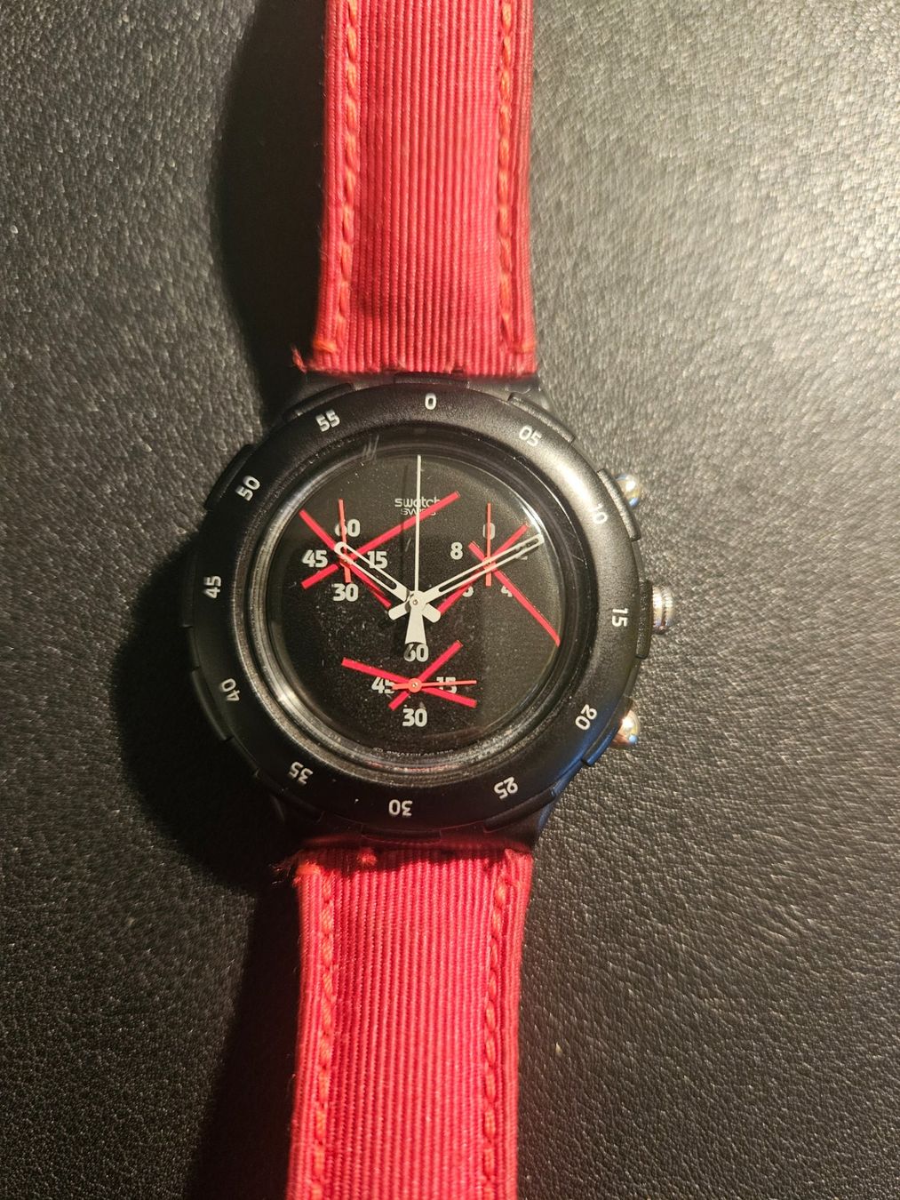 Swatch Uhren: Swatch Aqua Chrono Big Red SBB104 – Gebraucht aus Oberhofen Thun'see von Nici006 1