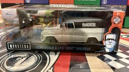 Universal Monsters Frankenstein & 1957 Chevy Suburban