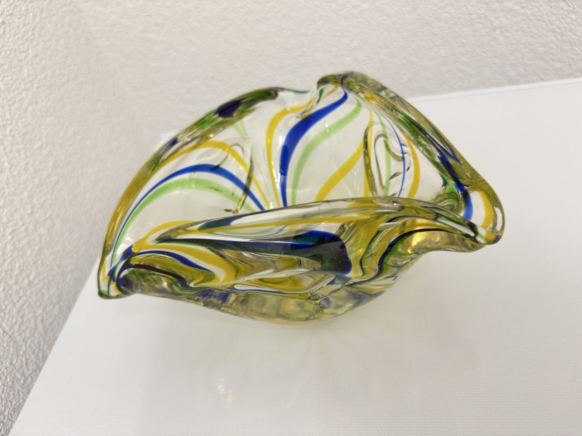 Murano Aschenbecher: Glass Schale Murano Aschenbecher  – Gebraucht aus Goldach von Messerguru