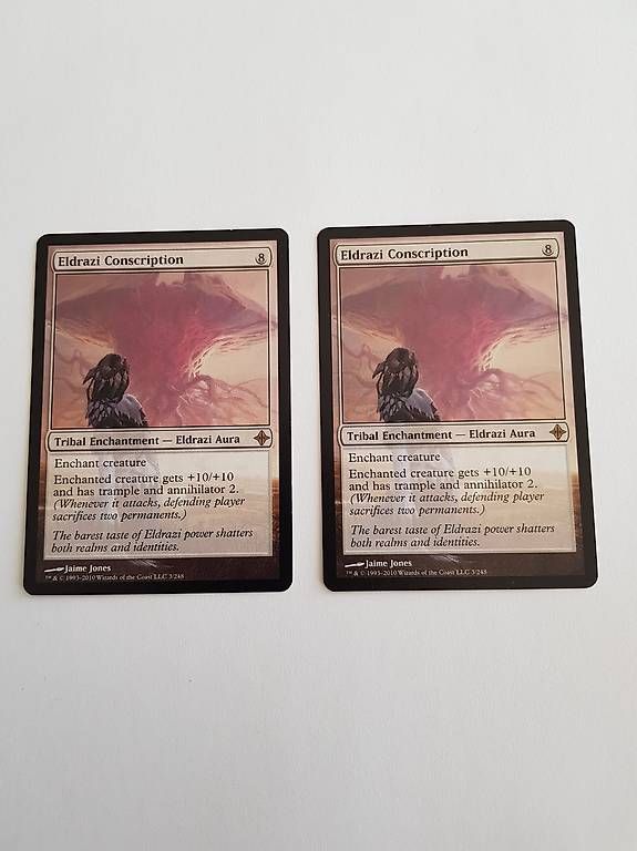 Carte collezionabili: Magic the Gathering 2x Eldrazi Conscription – Usato da Sennhof venduto da Thorgal77