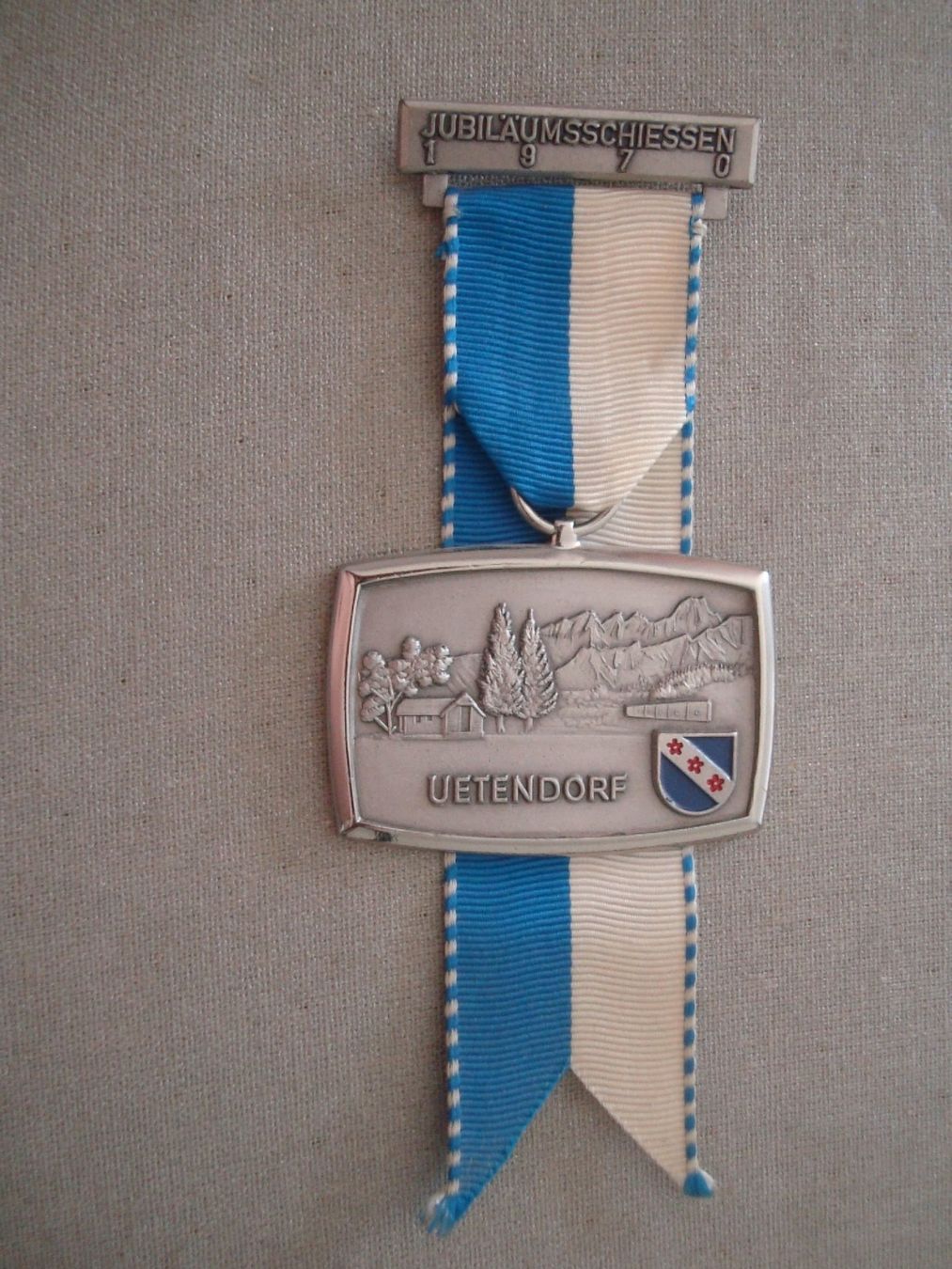 Médailles: Abzeichen - Jubiläumsschiessen Uetendorf - 1970 – D'occasion à Neuenegg par flohcante