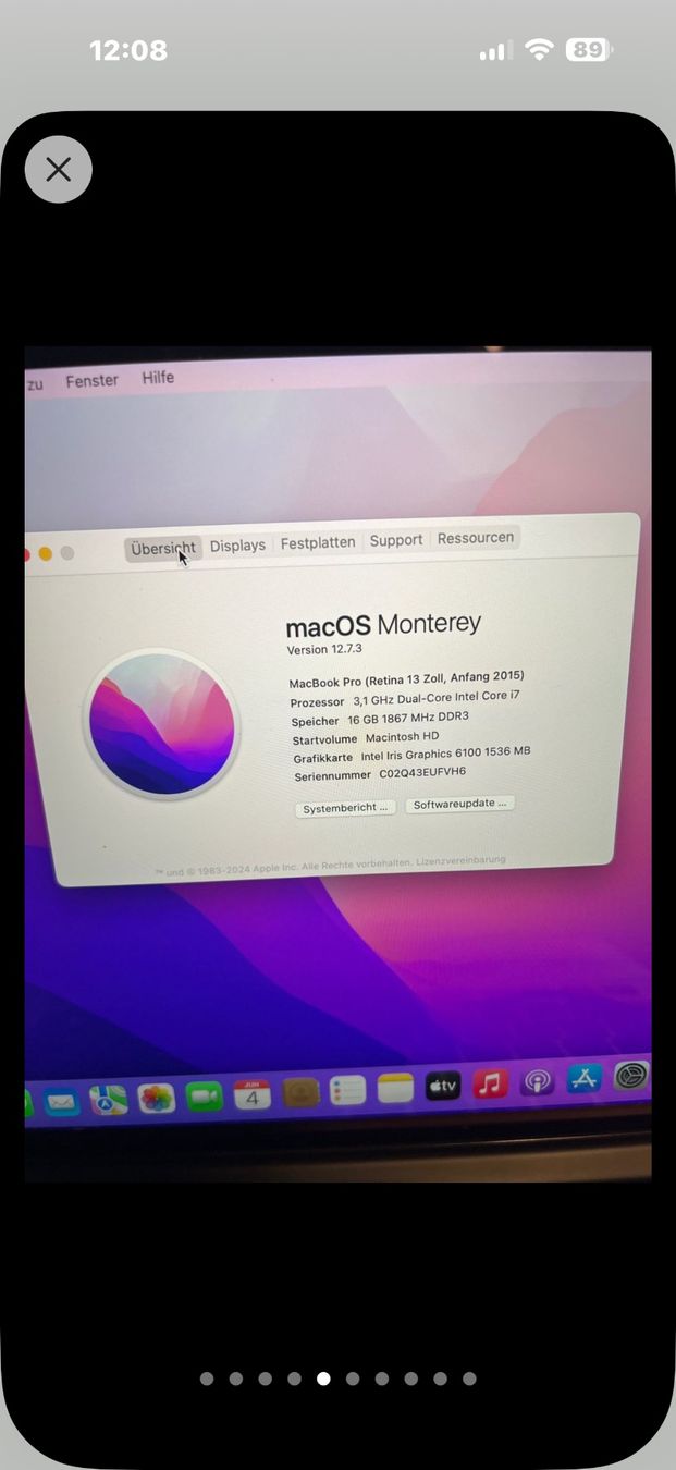 Apple Notebooks: Macbook pro 13 – Gebraucht aus Schattdorf von Kofi57 1