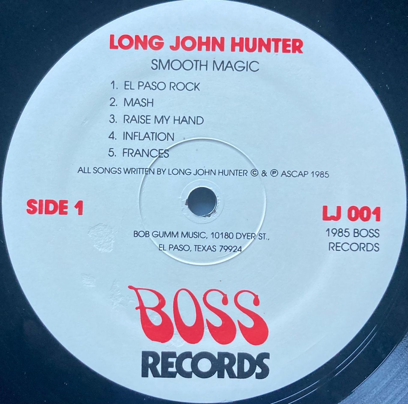 Vinyles: LONG JOHN HUNTER - SMOOTH MAGIC – D'occasion à Poliez-Pittet par Newtown-Records 2