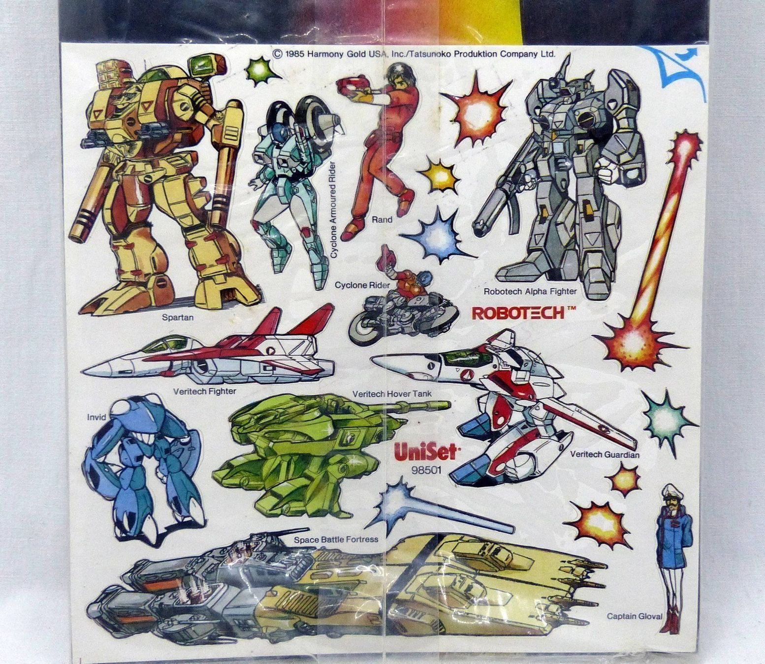 Giochi: 1985 ROBOTECH PRESS PEEL COMPLETE SERIE 1 & 2 STILL SEALED – Nuovo e nell'imballaggio originale da Lugano venduto da YouWantUS 9