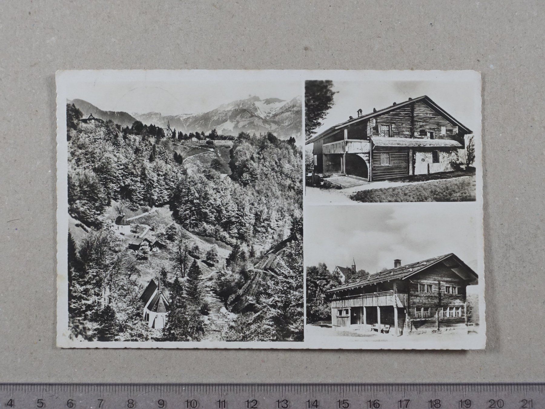 Cartoline postali: Flüeli Ranft, 1945 – Usato da Lenzburg venduto da fh1
