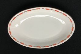 Schale Platte oval Porzellan 1936 Langenthal schönes Decor
