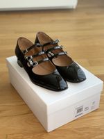 Carel ARIANA 38 1/2 Patent Leather Black