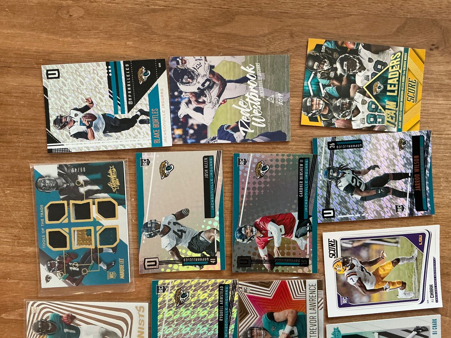 Panini Sammelbilder & Trading cards: 15 NFL Trading Cards der Jacksonville Jaguars Patchkarten – Gebraucht aus Zürich von Candid85 2