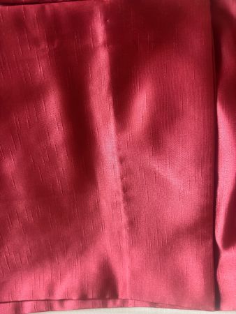2 Nachtvorhänge rot - je 60 x 238 (C19)