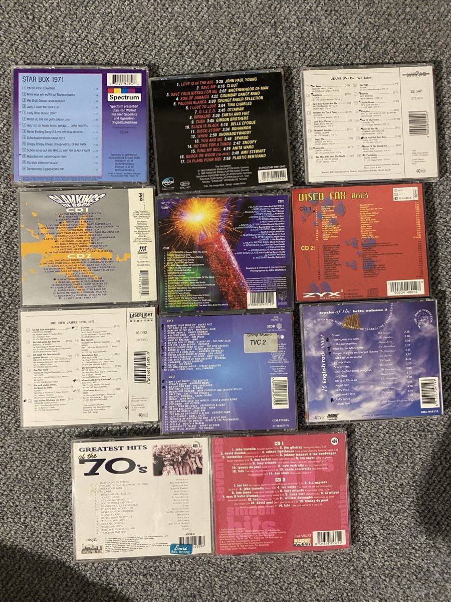 CDs: 11 CD Sampler, 70‘s – Gebraucht aus Diessbach b. Büren von cowansville 1