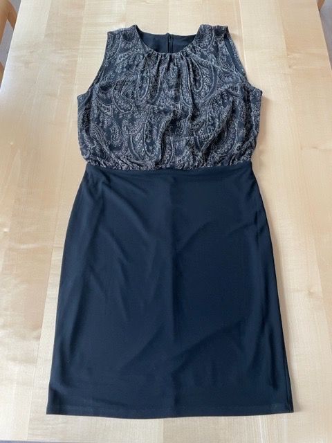 Vestiti: Partykleid, schwarz-silbrig Gr. 38 – Usato da Zürich venduto da Carmen06 5