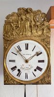 Comtoise-Uhr aus dem Jahre 1850-1870. Zifferblatt signiert