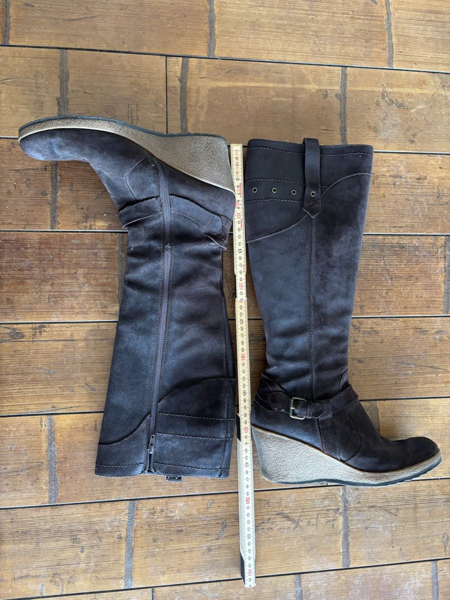 Scarpe da donna: Bottes CafèNoir cuir marron 41 – Usato da Dotzigen venduto da SecondHandGems 7