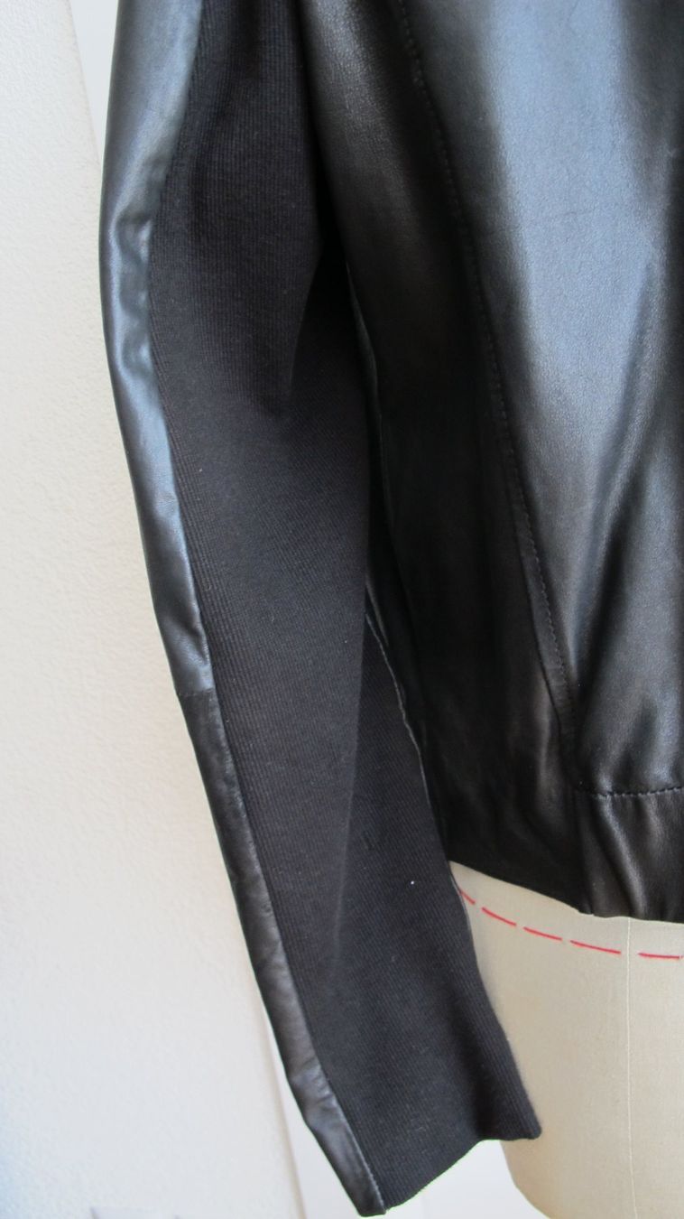Giacche: Schwarze Lederjacke, neuwertig, Gr. 40 – Usato da St. Gallen venduto da Flint75 3