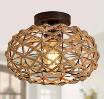 Vintage Deckenlampe Industrie E27 Metall Käfig Ø30cm