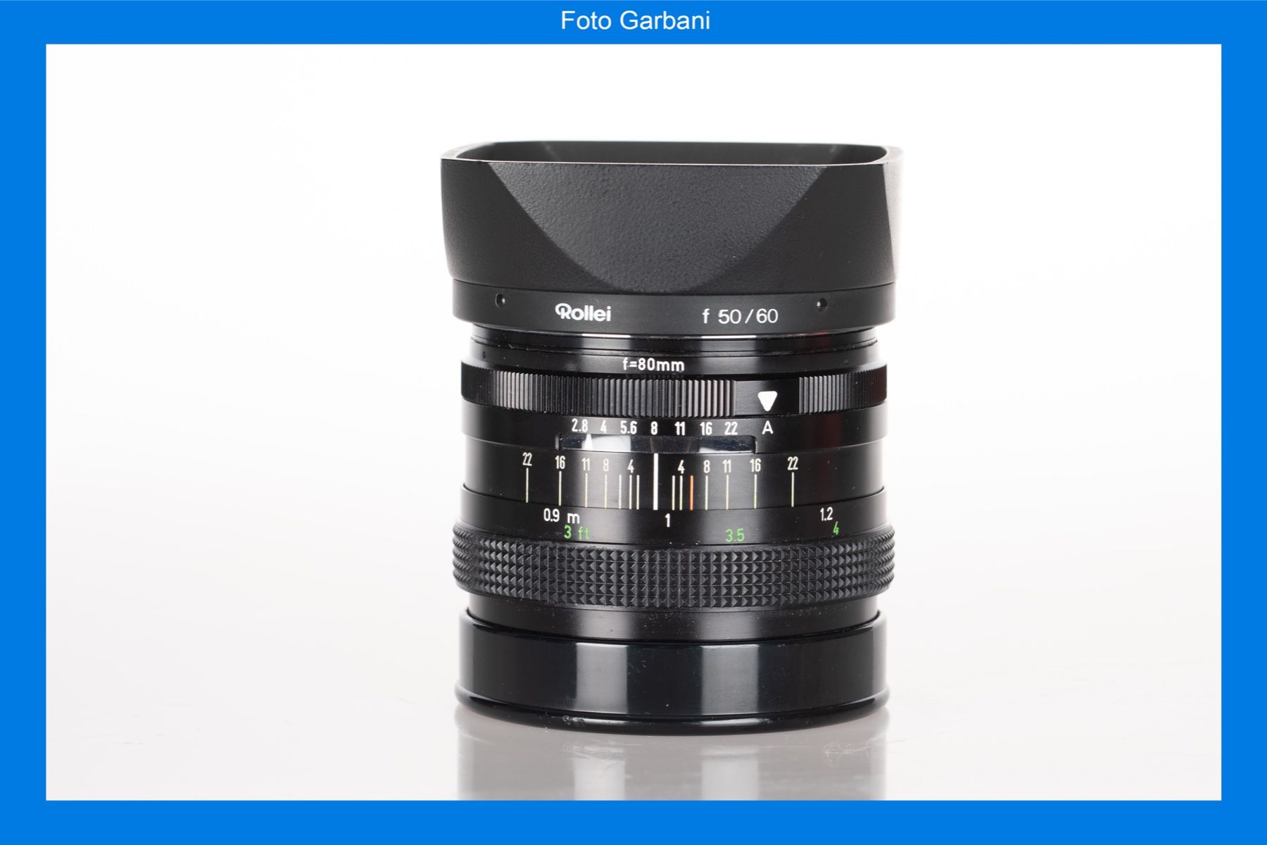Rollei Obiettivi: Rollei Planar 80mm f2.8 HFT – Usato da Muralto venduto da FotoGarbani 1