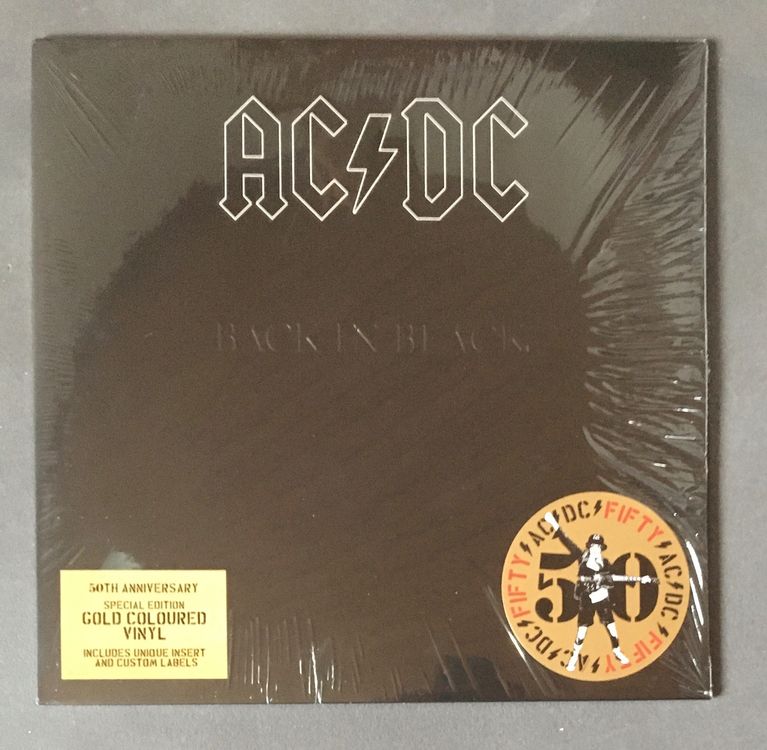 AC/DC - back in black - LP - 50 years Jubiläum | Kaufen auf Ricardo