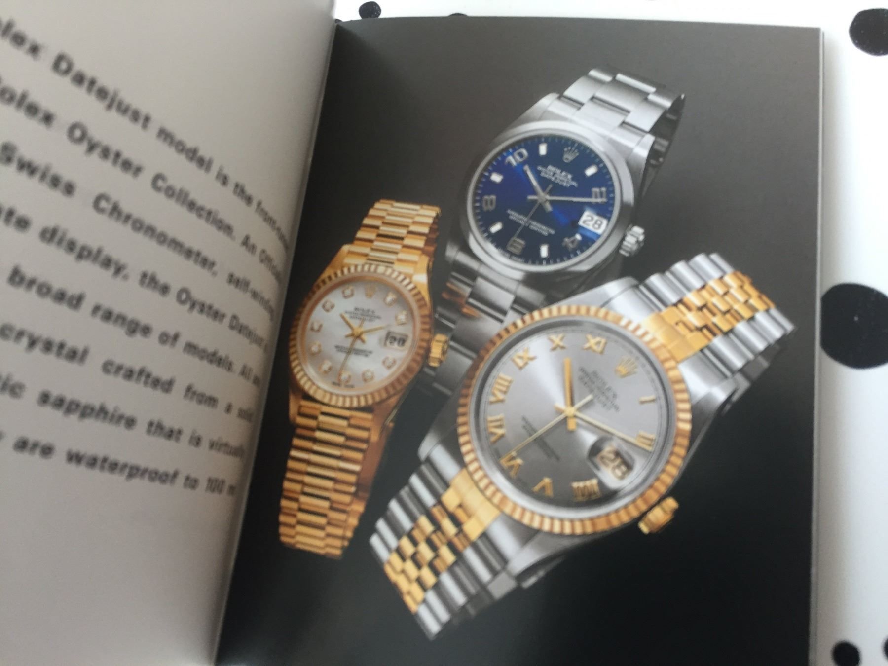 Documents: ROLEX DATEJUST - OPERATING INSTRUCTIONS - ENG 2008 !!! – D'occasion à Epalinges par dream-watch 2