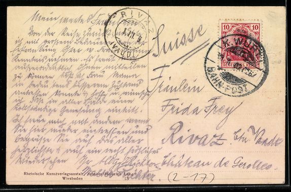 Cartoline postali: Die Post im Schwarzwald, Postkutsche – Usato da Berlin venduto da bartko-reher 1