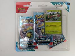 3 Packs Pokémon EV 09 Journey Together EN