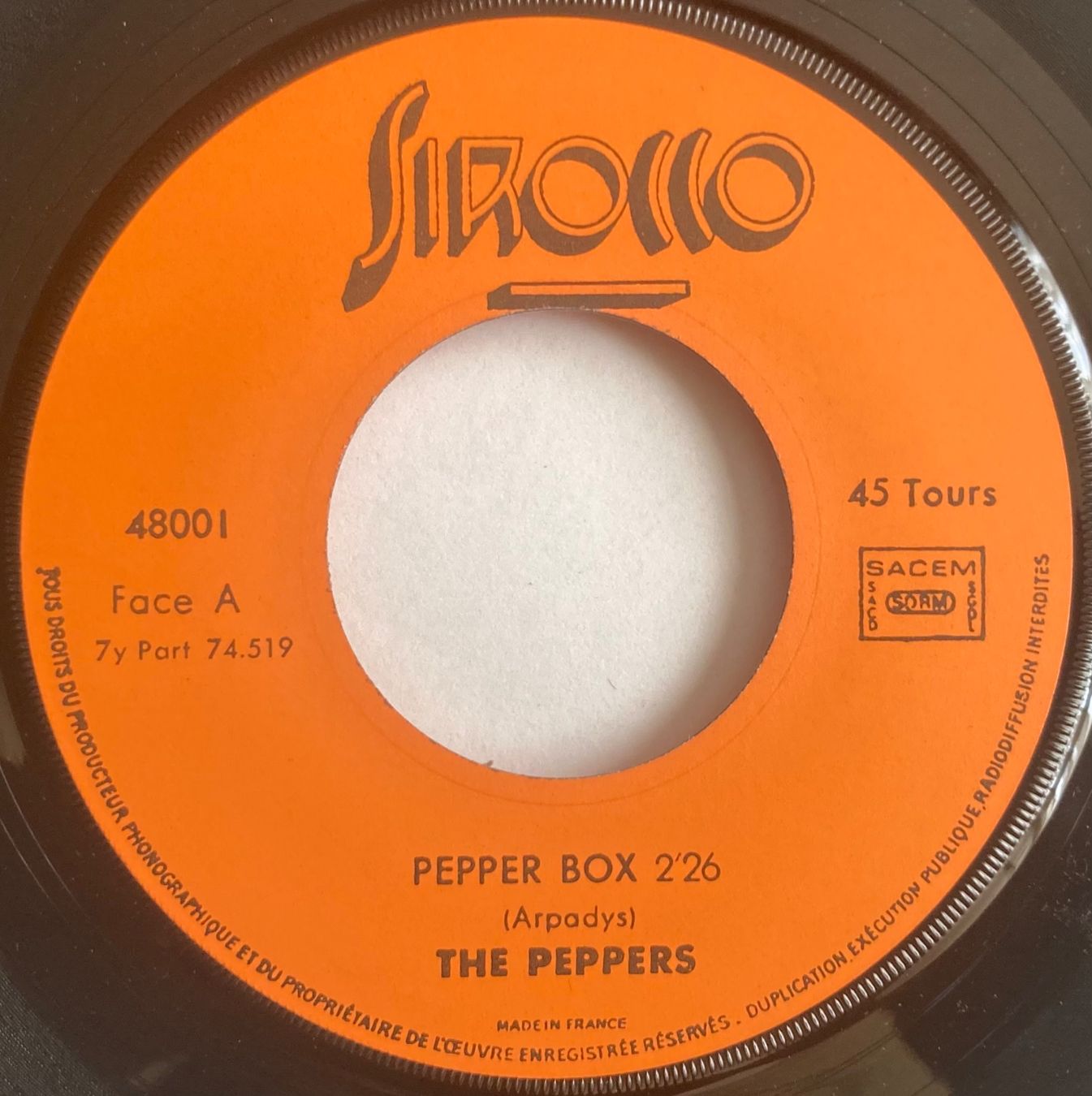 Dischi in vinile: THE PEPPERS - PEPPER BOX – Usato da Poliez-Pittet venduto da Newtown-Records 2