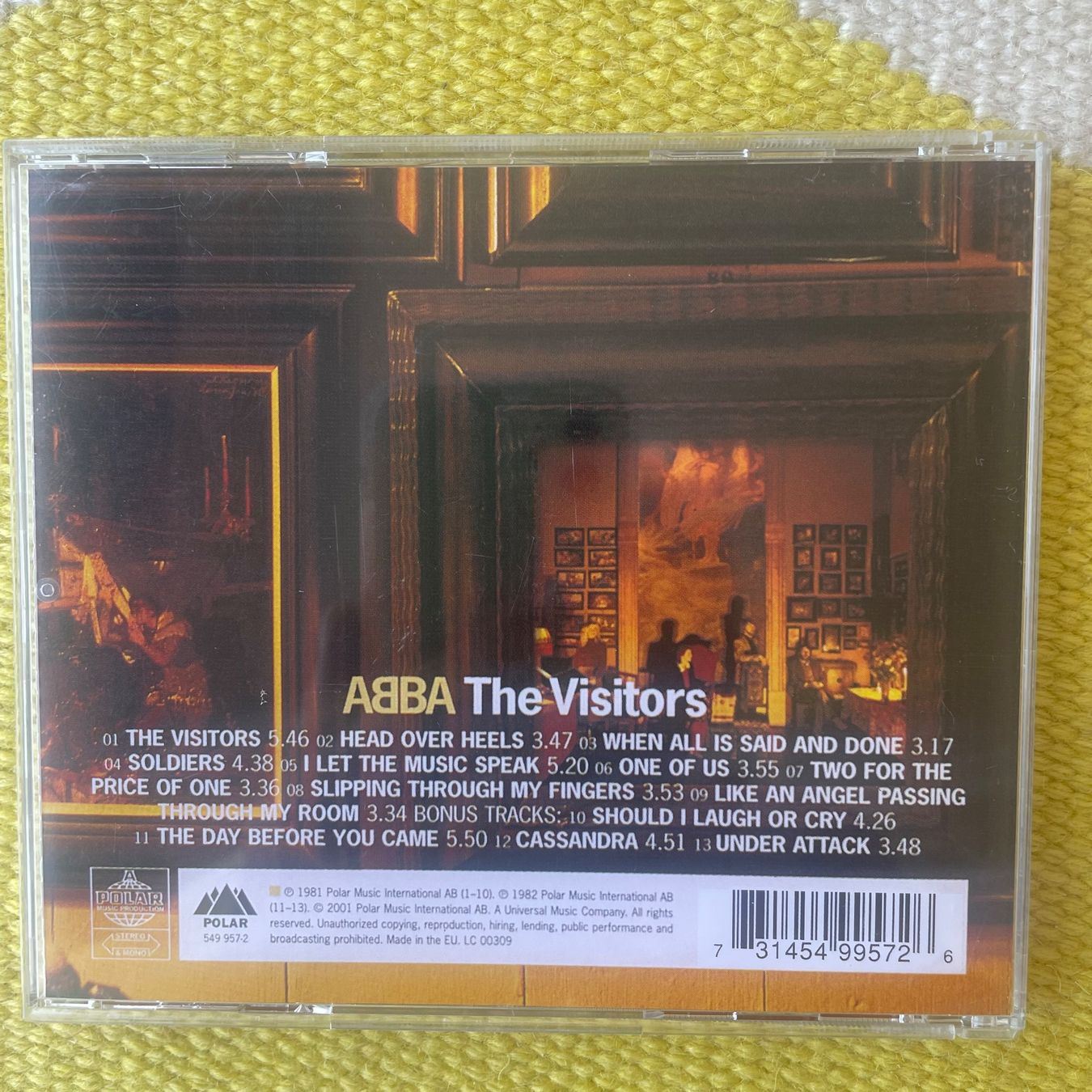 CDs: ABBA-THE VISITORS – Gebraucht aus Rorschacherberg von CD-Roli 1