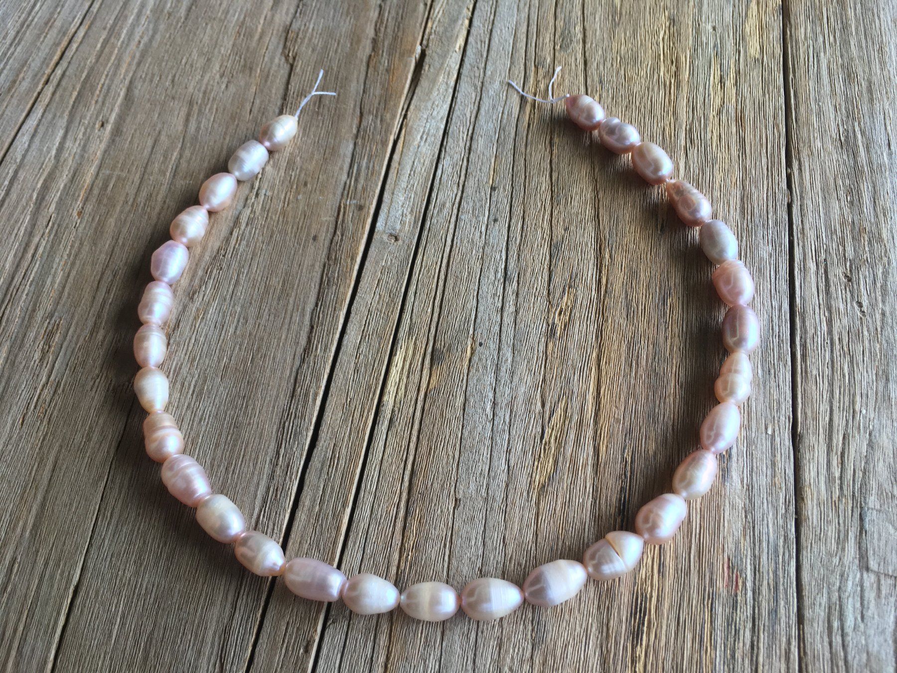 Ketten: PERLEN  KETTENSTRANG  PERLEN ca.12x8mm  LÄNGE 37cm – Neu und originalverpackt aus Aesch ZH von LiquidAktion 4