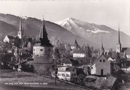 Zug mit den Wahrzeichen u. Rigi  1969