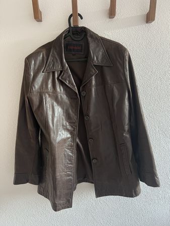 Leather Jacket Leonardo brown size 44 good condition