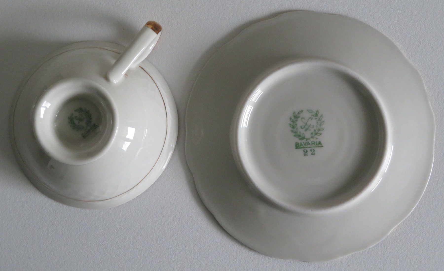 Tazze: Sammlertasse Teetasse Bavaria 22, um 1960 – Usato da Oberriet SG venduto da Manick 6