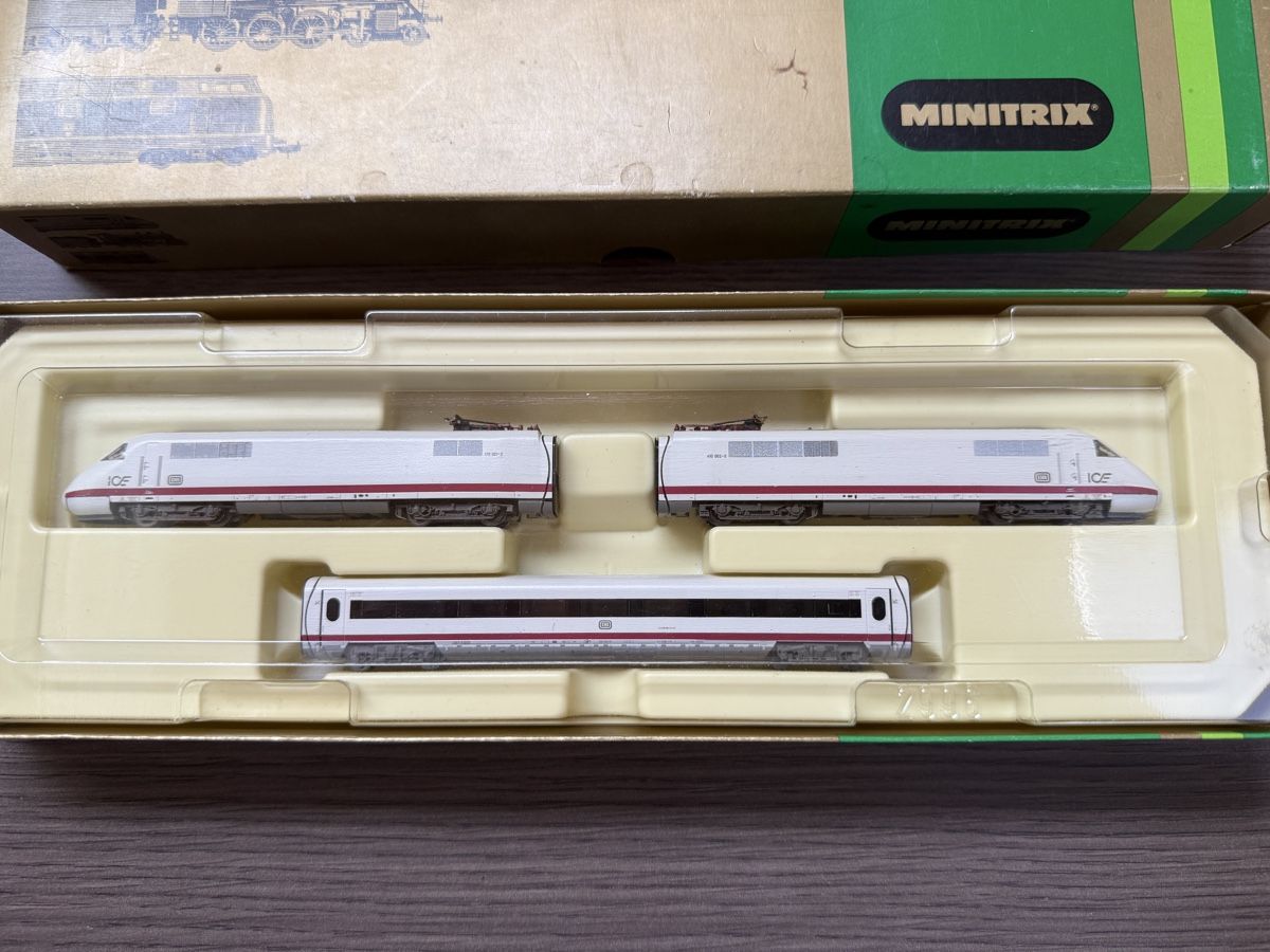 Trix Modellini di ferrovie: Minitrix Échelle N - Rame ICE 1 (DB) 3 Éléments - Réf. 12996 – Nuovo e nell'imballaggio originale da Ardon venduto da Momovs99