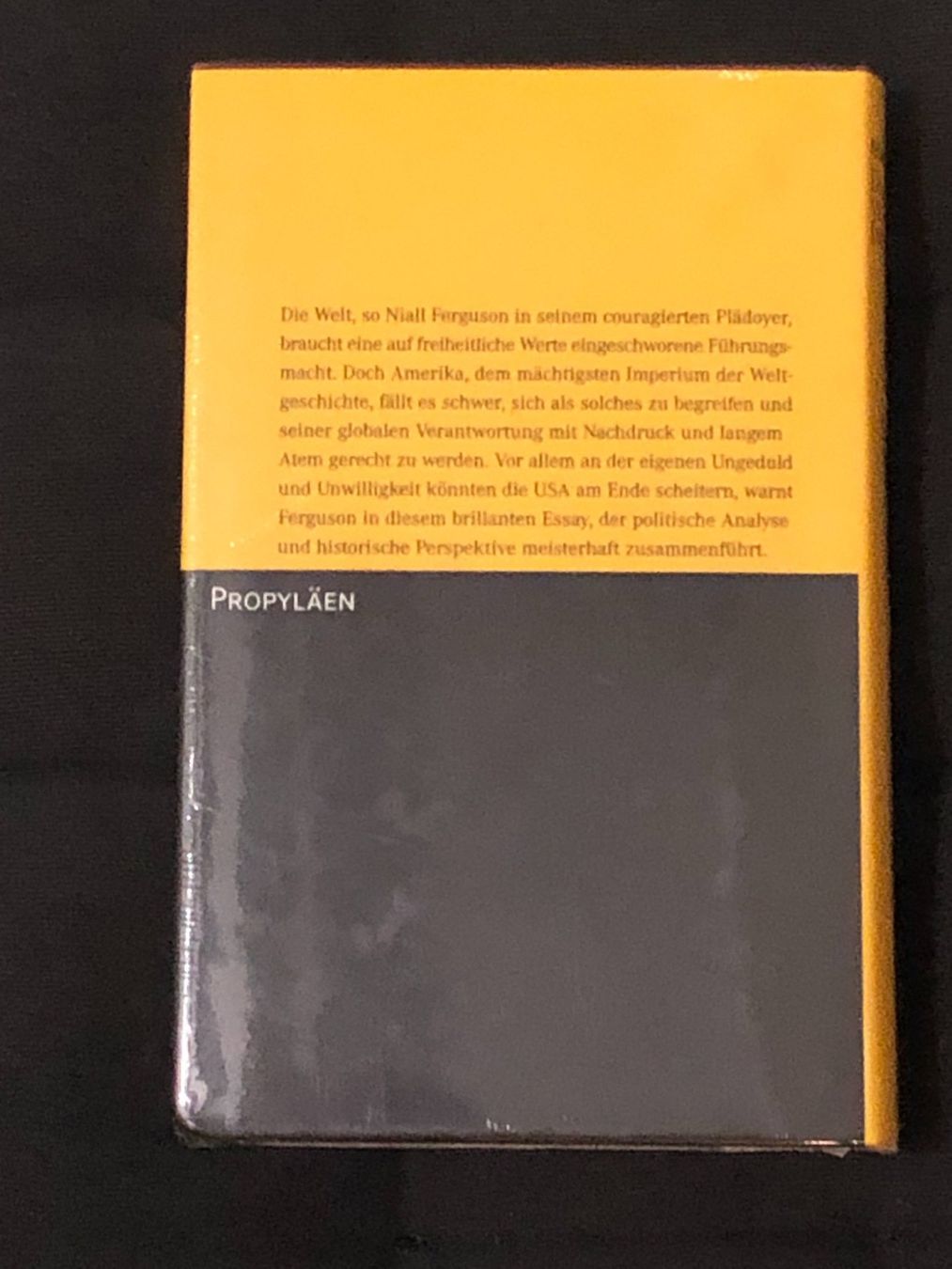Libri: Das verleugnete Imperium - Niall Ferguson - originalverpackt – Nuovo e nell'imballaggio originale da Niederhasli venduto da thozam 1