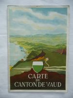 Carte du Canton de Vaud - Vintage