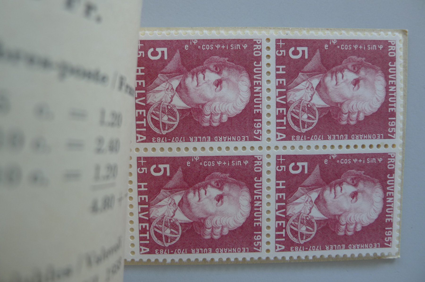 Tutti i francobolli: 1957, Pro Juventute, Markenheft Nr.6 postfrisch **, 300.-+ – Usato da Sursee venduto da Luzernerraute 1