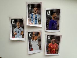 5 verschiedene Coca Cola Panini FIFA WM 2026 Sticker