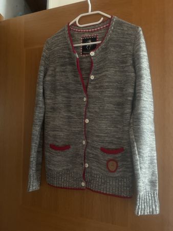 Damen Strickjacke Alprausch grau Grösse S guter Zustand