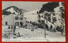 Col de Sonloup 1911 - Schlittenrennen