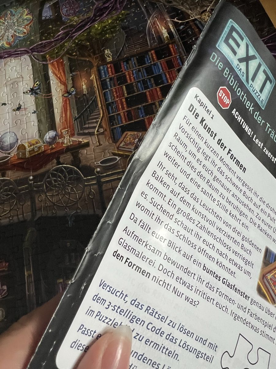 Puzzle: EXIT Puzzle: Die Bibliothek der Träume, 500 Teile. – Usato da Toffen venduto da Vanessa_Germann 4