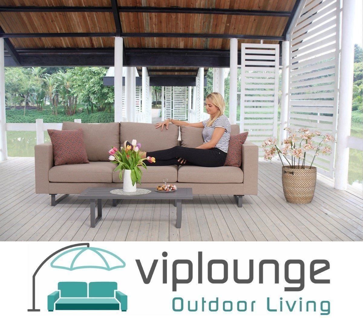 Viplounge Divani: Gartenmöbel - 3er Sofa wetterfest – Nuovo e nell'imballaggio originale da Uznach venduto da viplounge