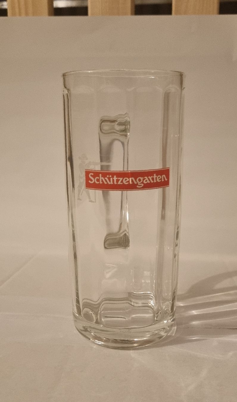 Bicchieri: Bierhumpen "Schützengarten" 0.4l Glaskrug – Nuovo (secondo la descrizione) da Mels venduto da Amarenda