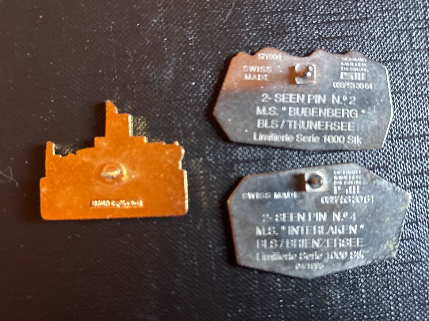 Placchette & Badge: Pins Schiffe DS Lötschberg, Bubenberg – Usato da Lützelflüh-Goldbach venduto da NicoleL. 1
