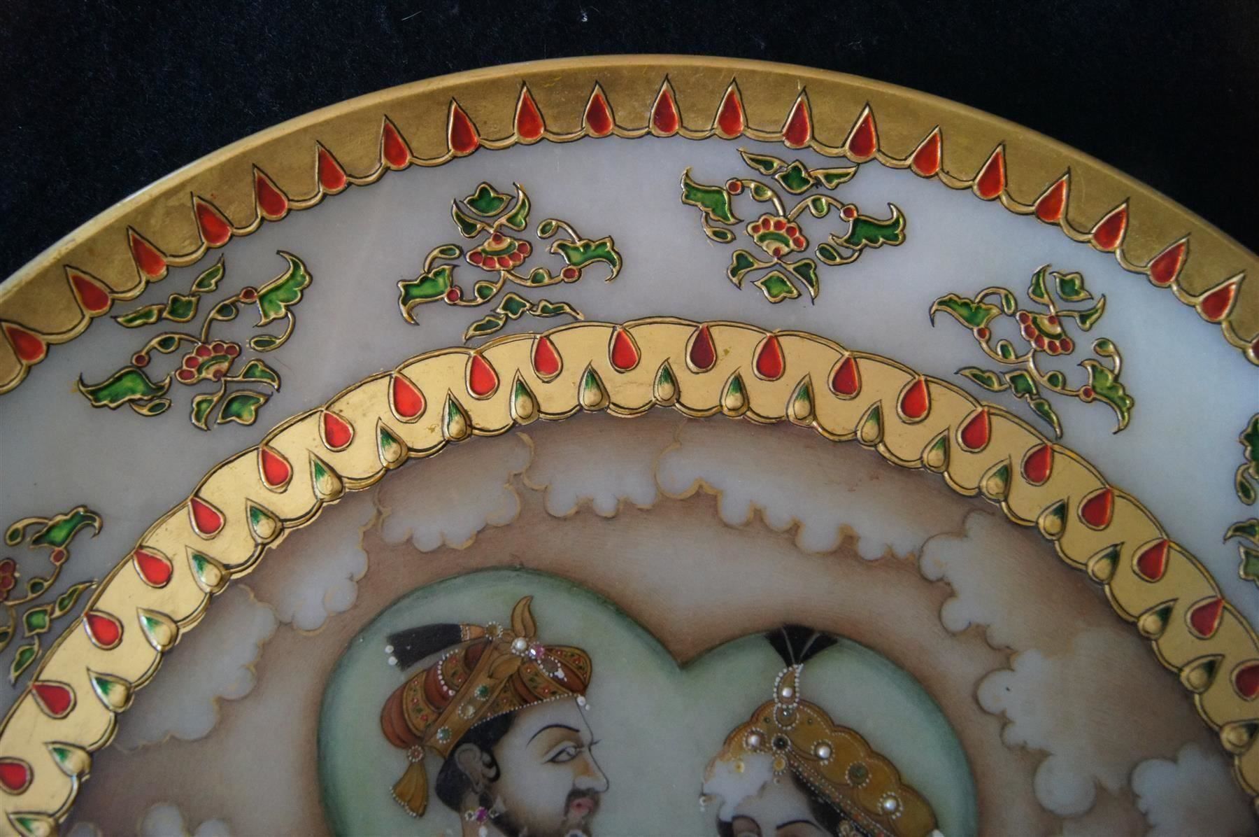 Teller: Marmor-Zierteller Taj Mahal – Gebraucht aus Geroldswil von ARTEFACTO 4