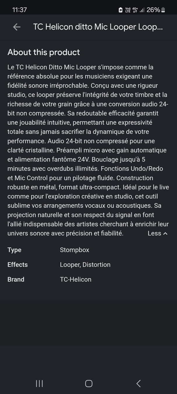Musikinstrumente: Ditto Mic Looper  – Gebraucht aus Fribourg von dilerniafelice 1