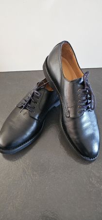 Schicke NavyBoot Lederschuhe Gr.9
