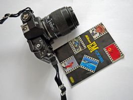 Nikon EM mit Nikon Nikkor 35-80mm 1:4-5.6D (analog)
