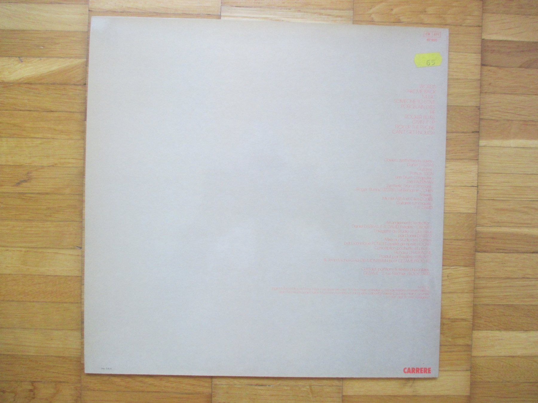 Dischi in vinile: F. R. DAVID   "WORDS"   LP  Vinyl – Usato da Zürich venduto da Daniel517 1