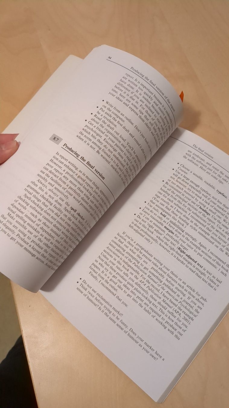 Bücher: Designing and Reporting Experiments in Psychology, P. Harris – Gebraucht aus Basel von haferkleie 5