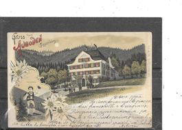SG Gruss vom Auboden Toggenburg 1900 (Litho)