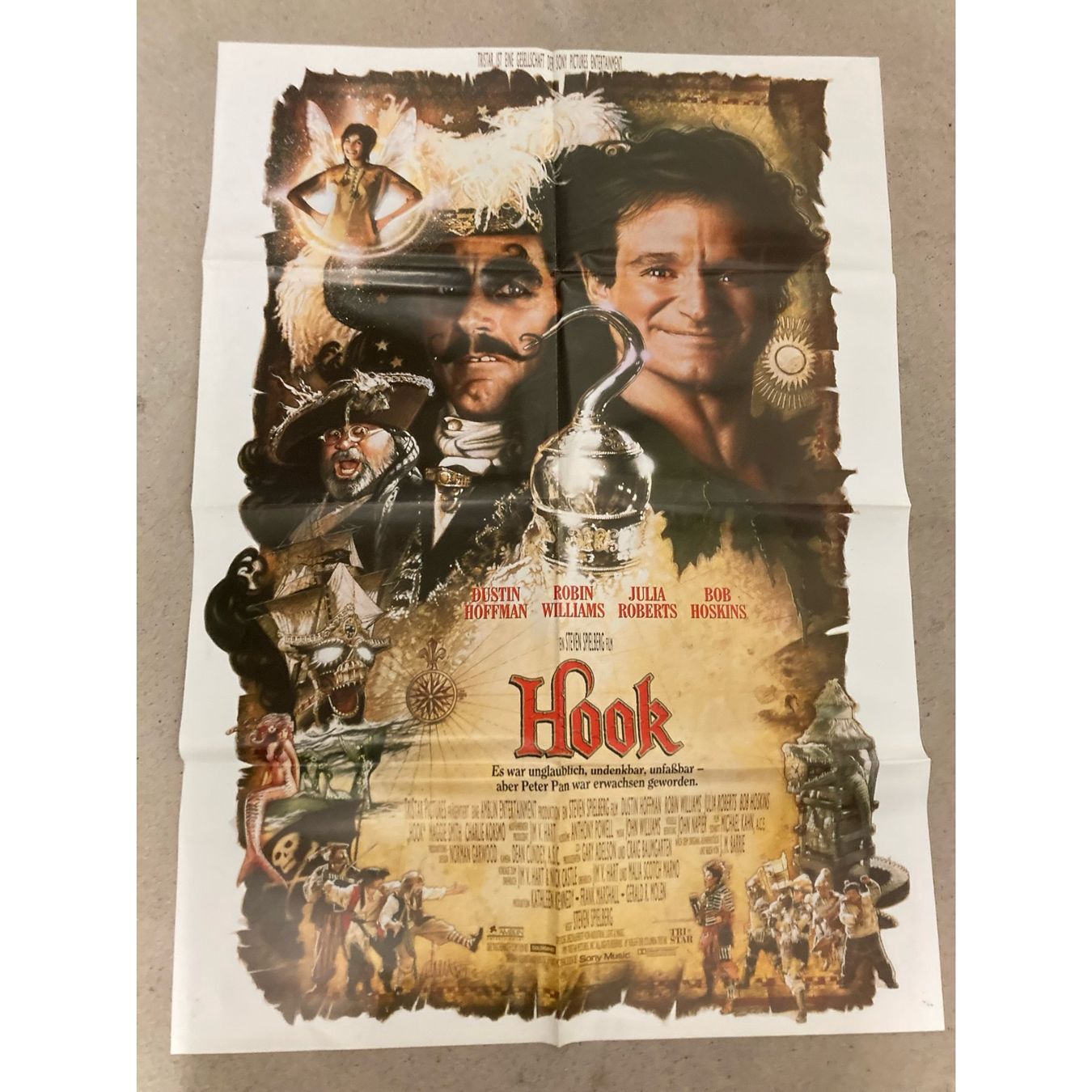 Foto & Immagini: Original Filmplakat "Hook" mit Robin Williams, Top! – Usato da Engelburg venduto da Egowie